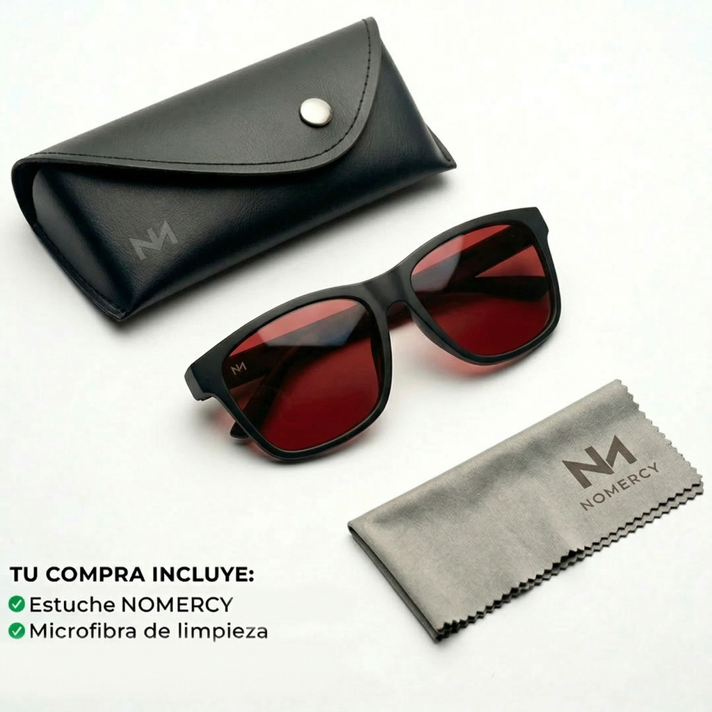 Anteojos NOMERCY™ Rojos - Filtran luces fuertes de noche