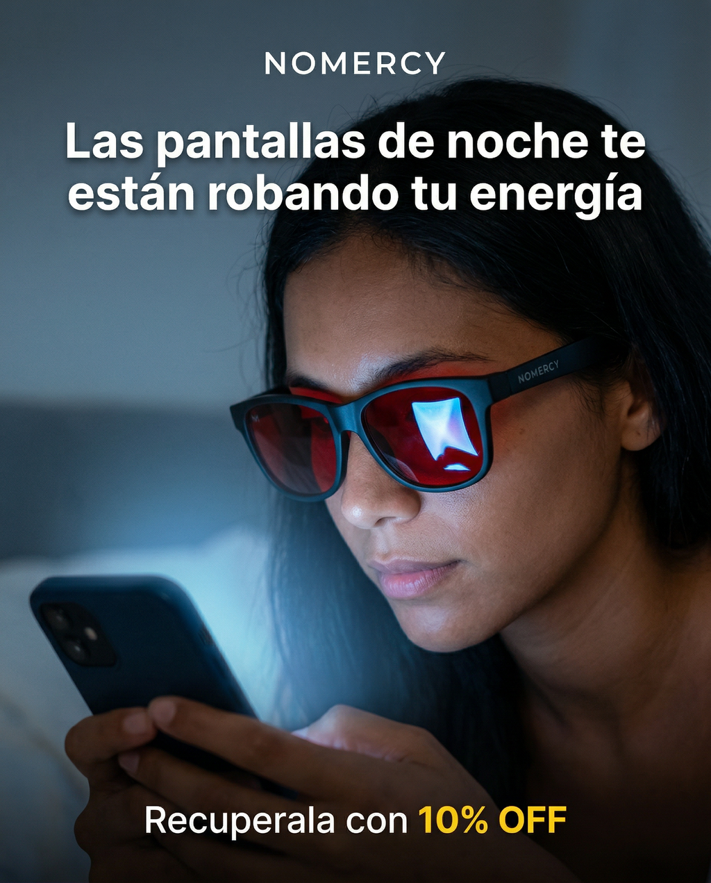 Anteojos NOMERCY™ Rojos - Filtran luces fuertes de noche