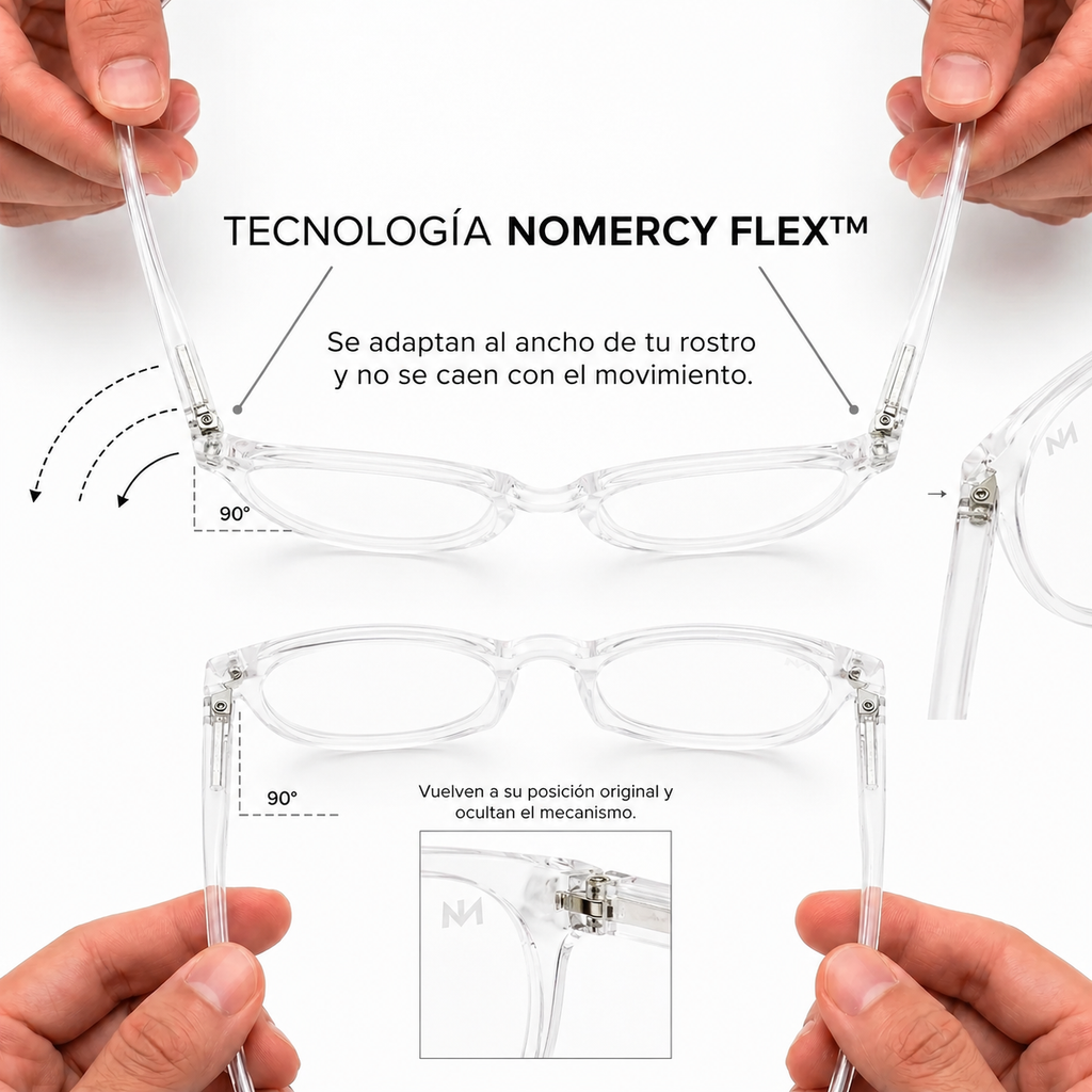Anteojos NOMERCY™ - Tecnología Fotocromatica (Pantallas y Sol)