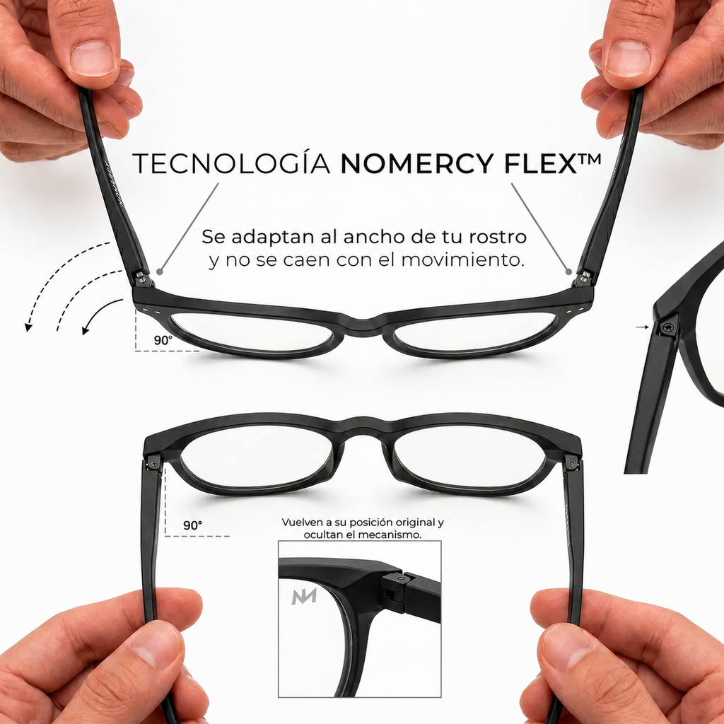 Anteojos NOMERCY™ - Tecnología Fotocromatica (Pantallas y Sol)