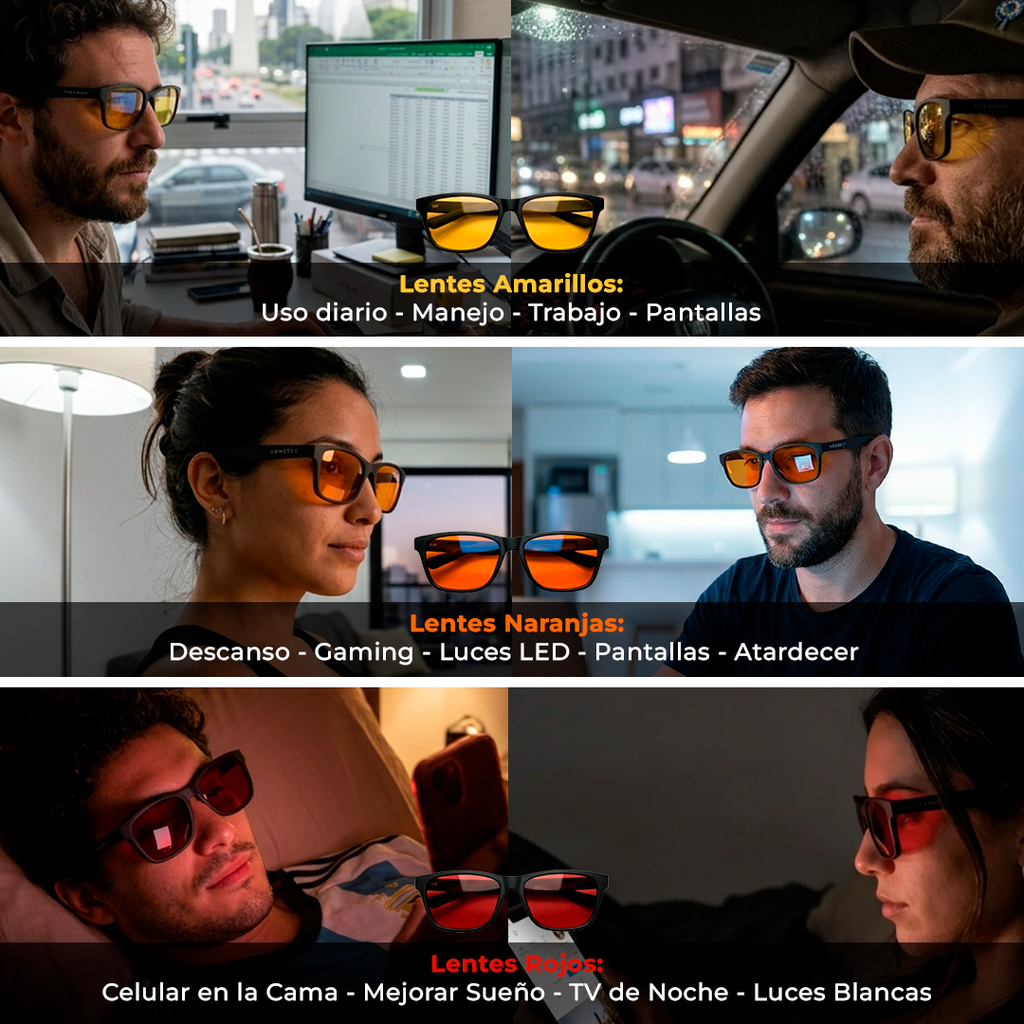 Anteojos NOMERCY - Filtran las luces fuertes